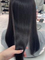 ロンドルピナス 小倉(Lond Lupinus) ミディアムヘア暗めカラー/デザインカラー/フェイスフレーミング