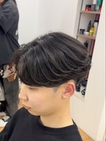 ビカムメンズヘアー 栄店(become men's hair)&nbsp;曲がる縮毛矯正/センターパート/名古屋