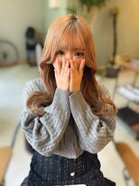 クオン(kuon)&nbsp;韓国風ウェーブ♪ピンクベージュ【シールエクステ】