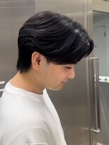 リベル(LIBER)&nbsp;曲がる縮毛矯正/メンズ曲がる縮毛矯正/センターパート/八王子