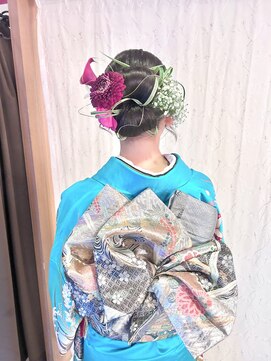 パズードコー(PSSD-CO.+5) 成人式 ヘア 生花