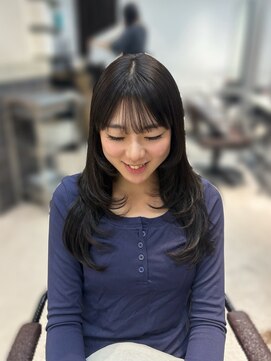 ザシェノンウメダ(THA CHAINON UMEDA) 心斎橋/着物ヘア/大人ガーリー/ダークアッシュ/似合わせカット