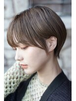 カライングドゥ(ing deux) 大人可愛い20代30代40代黒髪前下がりショートボブ丸みショート◎