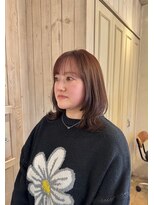 エイミーバイアフロート(amie  by afloat)&nbsp;ブラウンピンクレイヤー◎