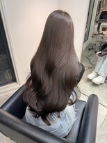 ルル(Lulu)&nbsp;梅田/ブラウン/ベージュ/レイヤー/前髪カット/縮毛矯正/髪質改善