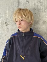 キュー(Cue_) 坂口健太郎風ブロンドマッシュ