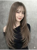 【髪質改善】 イメチェンヘアスタイル /ピンクベージュ