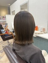 バディヘアーサロン(BUDDY HAIR SALON)&nbsp;切りっぱなしワンレン大人可愛い12トーンボブレイヤー