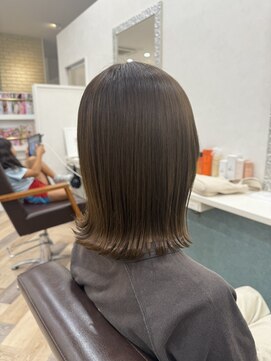バディヘアーサロン(BUDDY HAIR SALON) 切りっぱなしワンレン大人可愛い12トーンボブレイヤー