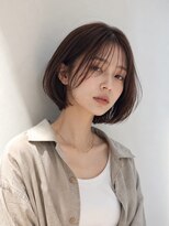 ワゴンバイアフロート(Wagon by afloat)&nbsp;ワンレン×ナチュラルボブ×シアーブラウン30代40代50代丸顔池袋