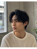 ロア(Roa.)&nbsp;フェザーパーマシャドウパーマルーズパーマセンターパート