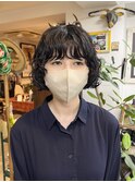 ミニボブパーマ/ウルフパーマ/ショートパーマ/くるくるパーマ