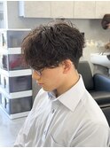 シャドウパーマ ルーズパーマ ニュアンスパーマ 韓国マッシュ