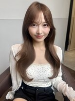 クラン バイ ヘッドライト たまプラーザ店(clan by HEADLIGHT)&nbsp;ロングナチュラルレイヤーくびれ巻き