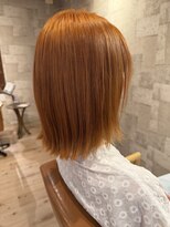 ヘアサロン アプリ(hair salon APPLI) ツヤ映えオレンジベージュ♪