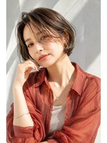 アッシュ 学芸大学店(Ash) ショートボブ/大人女性/ベージュアッシュ/白髪ぼかし/脱白髪染め
