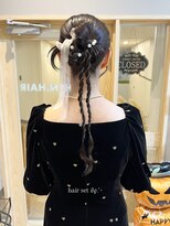 オーセンヘア(AUTHEN.HAIR)&nbsp;リボンヘアアレンジ