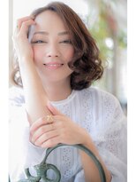 ヘアーショップ エヌアンドエー 越谷店(hair shop N&A)&nbsp;無造作カール×ボブショート