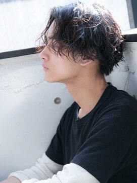 ディッセンバー 渋谷(December) 『December』men'sセンターパートミディアム×セミウェット