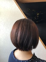 ヘアーサロンハレ(hair salon HALE.) 自然な前下がりボブ