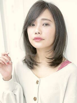 アグ ヘアー ジレーナ 焼津店(Agu hair zirena) 品よく清楚な内巻きミディ