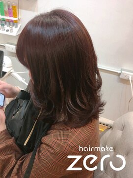ヘアメイクゼロ 坂戸駅前店(hairmake zero) ゼフィラム　ティントバー　ベリーベリーピンク