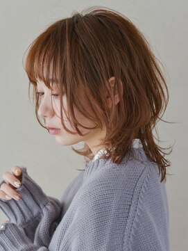 アトリエイトワ(atelier ittowa) くびれヘア/ハイライトカラー/アプリコットオレンジ/美髪/888