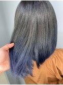 前髪/くびれ/イヤリングカラー/イメチェン/ラベンダーカラー