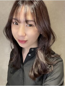 ローウェ 青山 表参道(Louwe) 大人可愛い/くびれ/ヨシンモリ/20代30代40代/シースルーバング