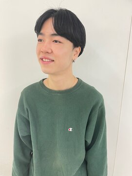 エンドリンク(endlink) 重ためマッシュ×センターパート