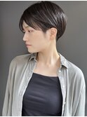 【morio池袋】黒髪刈り上げ×マッシュショートヘア♪