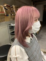 表参道roijir 透明感ハイトーン×ペールピンク