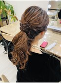 お呼ばれヘア♪～セミロング～