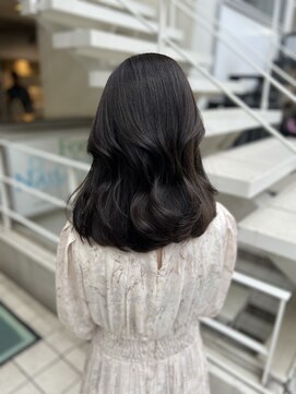 アソビ 表参道(ASOBI) オリーブベージュ　20代　30代　ブリーチなし