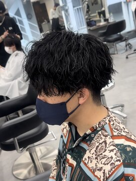 オーバルバイアピッシュ(OVARL by apish) 縦落ちパーマ/マッシュ