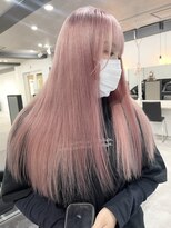 ムク 横浜店(muku) ダブルカラーピンクベージュベージュカラーケアブリーチレイヤー