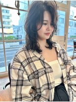 アデプト 綾瀬店(adept)&nbsp;レイヤーカット×グレージュブラウン【綾瀬/北千住/亀有】