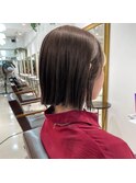切りっぱなしボブ