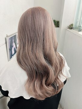 ファーレンピュア(FAHREN PURE) 韓国ヘア／ダブルカラー／グレージュ／ベージュ／ミルクティー