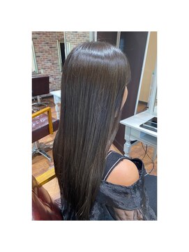 ピコット(picot) ツヤカラー×アッシュグレー