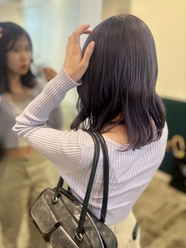 ヘアーブレイス(hair brace) ブリーチあり透明感ラベンダー