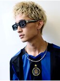 金髪ベリーショートY2Kハイトーンカラー