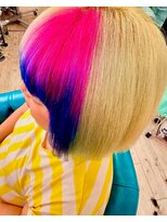 マーメイドヘアー(mermaid hair) ポイントグラデーションカラー