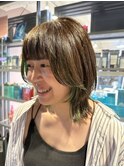 インナーカラーウルフ