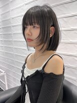 ロンドローズ 名古屋(Lond damaskRose)&nbsp;顔周り ボブ 韓国 レイヤー ダブルカラー 名駅 リタッチ 444