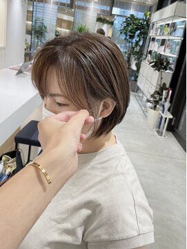 ステアケース 武蔵小杉店(stair:case) 白髪ぼかし/ハイライト/脱白髪染め/大人ショート/髪質改善