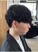 シャドウパーマメンズカットスパイラルパーマツイスパ波巻き