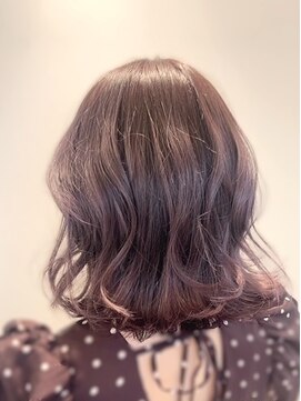 ヘアメイク クリア 本店(hair+make CLEAR) フェミニンな愛され外はねロブ　30代40代50代