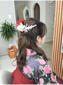 ハーフアップヘアセット・ヘアアレンジ