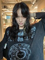 ランド(LAND)&nbsp;ロングパーマ　インナーブリーチ